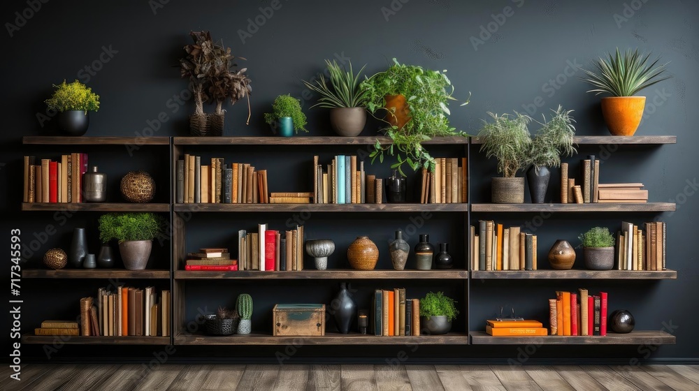 pile of various kinds of books in a bookshelf for world book day background