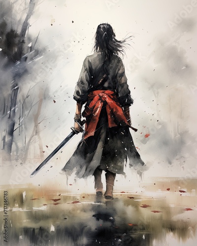 A female Samurai Warrior