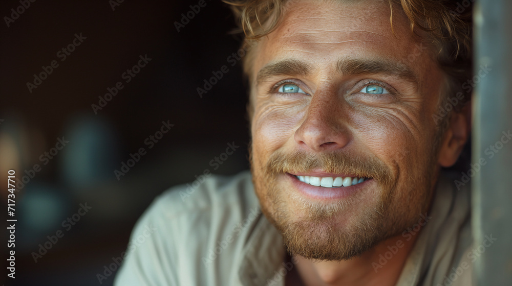 Portrait of a smiling attractive man Portrait of a smiling attractive man
