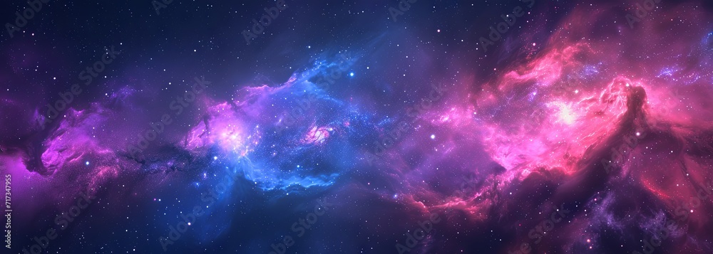 Galaxy. Nebula and stars in space. Outer space background. Galaxy background - obrazy, fototapety, plakaty 