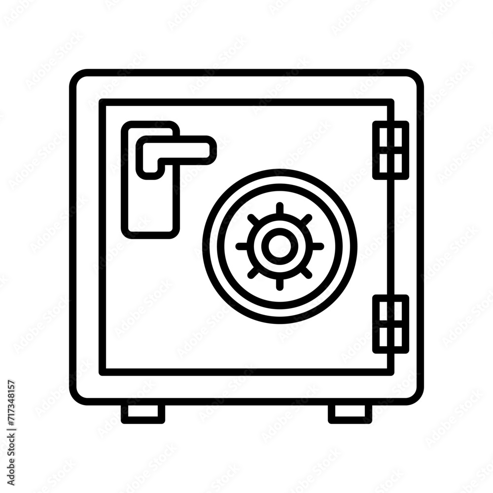 Save box icon or logo illustration outline black style Save box icon or logo illustration outline black style