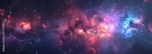 Galaxy. Nebula and stars in space. Outer space background. Galaxy background