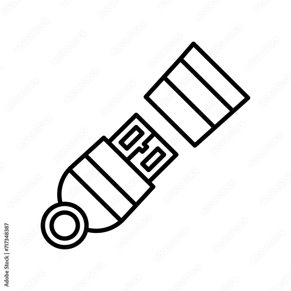 flash disk icon vector or logo illustration style