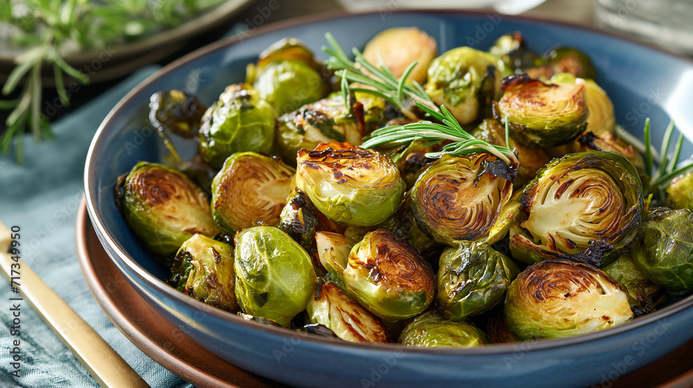 Air-Fryer garlic-rosemary brussels sprouts Air-Fryer garlic-rosemary brussels sprouts