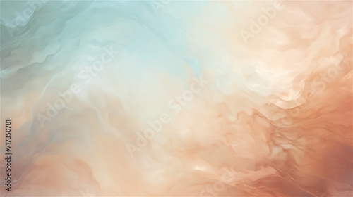 Sunrise Mists  Soft Marbled Gradient from Cool to Warm Hues 