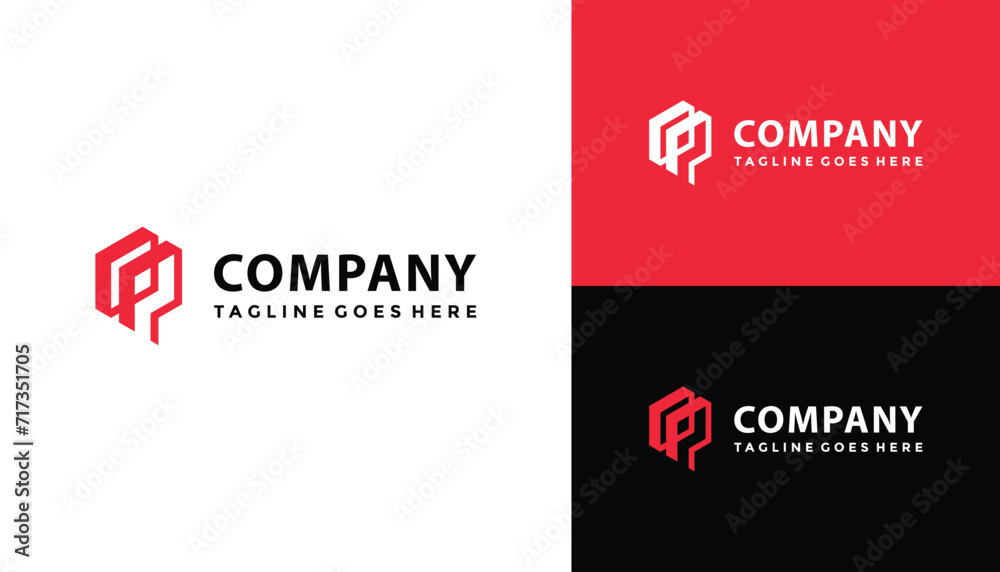 Initial Letter OP P O PO Monogram with Modern Hexagon Geometric Line Art Logo Design Initial Letter OP P O PO Monogram with Modern Hexagon Geometric Line Art Logo Design