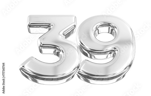 Silver Number 39 photo