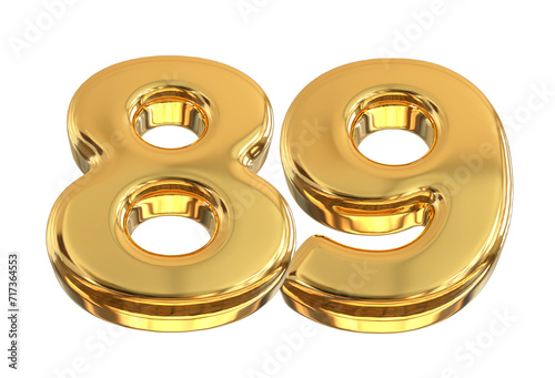 Gold Number 89 photo