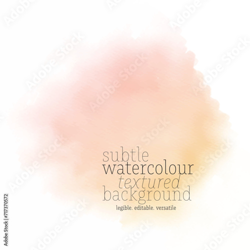 Abstract Light Beige Watercolor Splash
