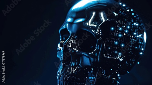Futuristic Skull LED