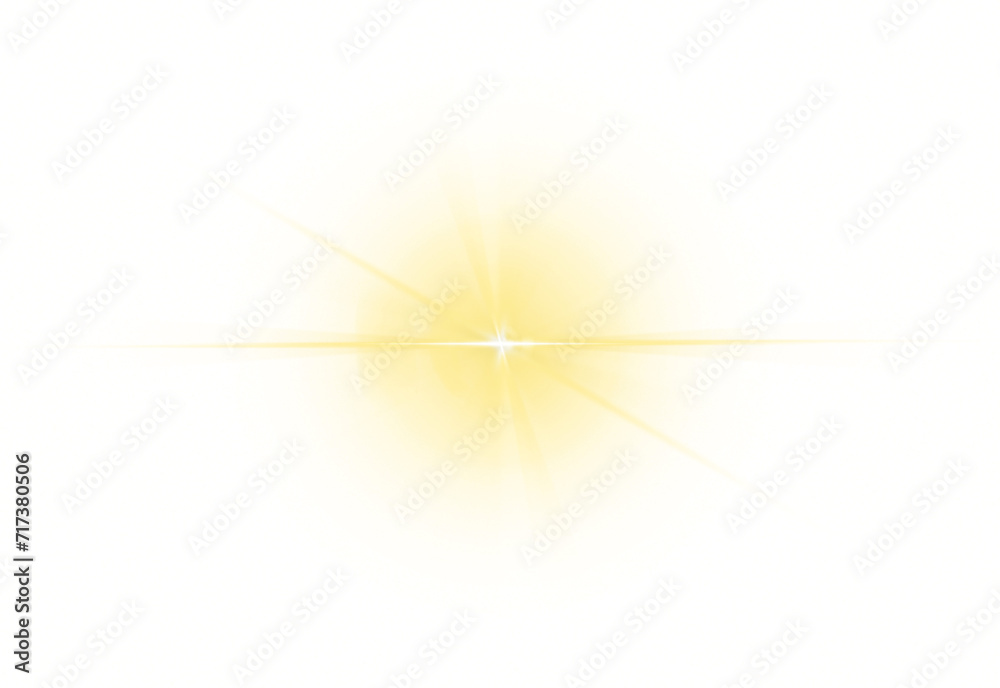 Obraz premium Lens flare light effect.