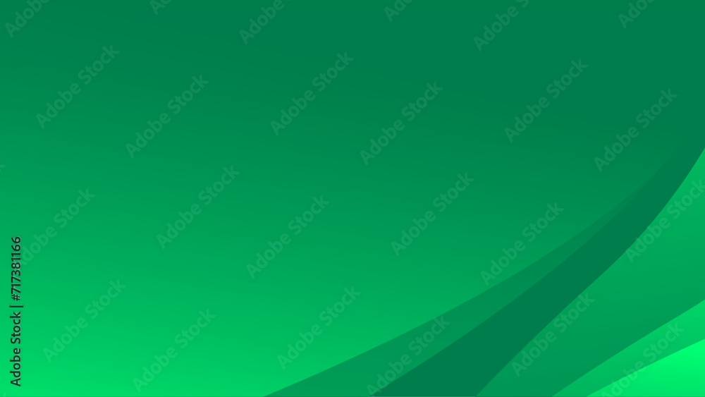 Emerald Waves Abstract Background, A vibrant and smooth abstract background featuring elegant waves of various shades of green, creating a calming and aesthetic visual experience. - obrazy, fototapety, plakaty 