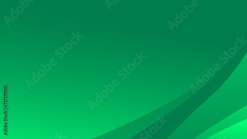 Emerald Waves Abstract Background, A vibrant and smooth abstract background featuring elegant waves of various shades of green, creating a calming and aesthetic visual experience.