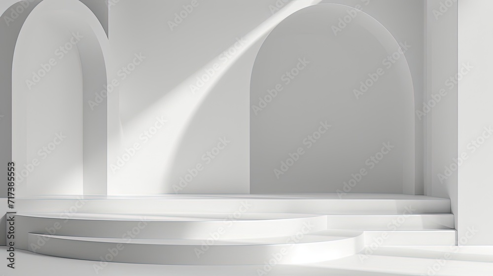 Empty White Blank Display Studio Empty White Blank Display Studio