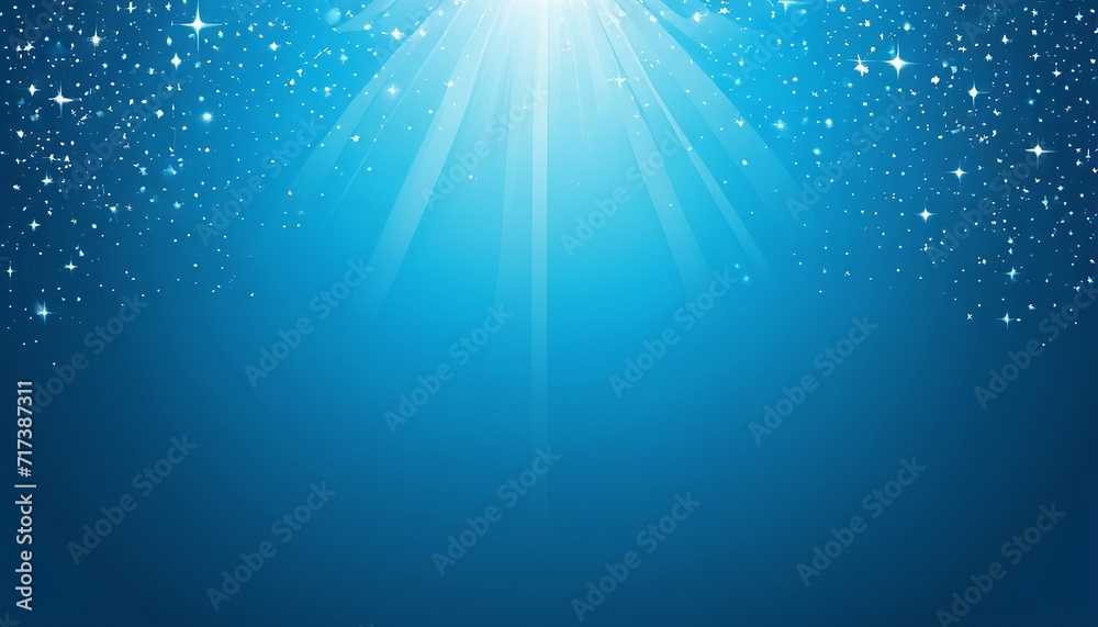 Starry Night: Light Blue Vector Background Illustration Starry Night: Light Blue Vector Background Illustration