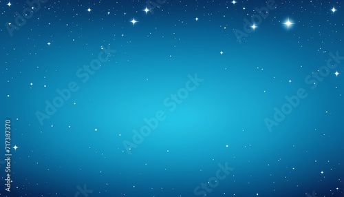 Light Blue Vector Background with Stars: Decorative Illustration