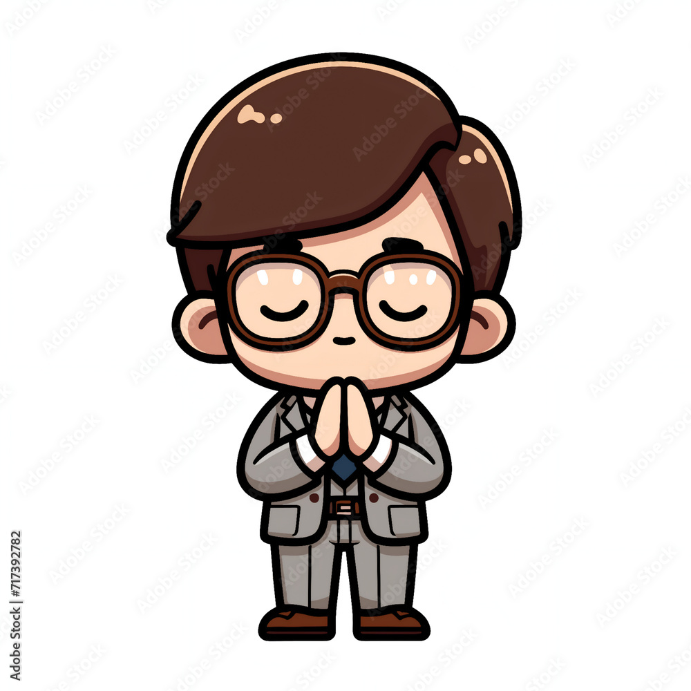 a cartoon character praying and hope a cartoon character praying and hope