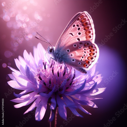Small flowers background the intricate beauty of