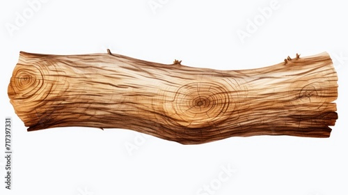 A wood themed clipart in a watercolor style, white background.