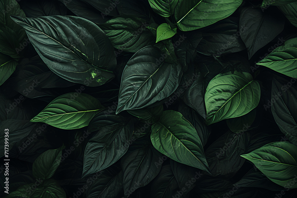 natural green leaves background natural green leaves background