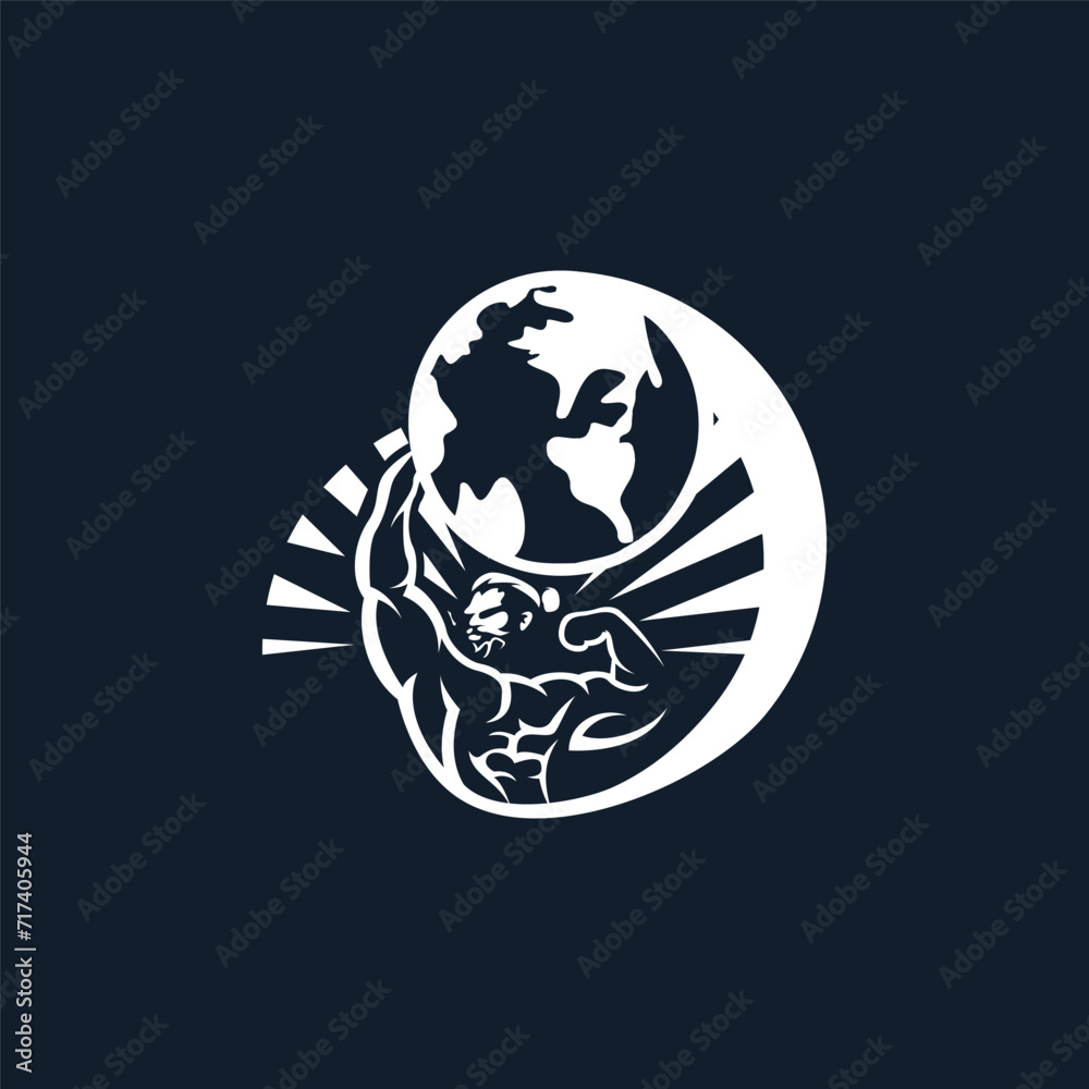 Illustration Atlas Logo Design Illustration Atlas Logo Design