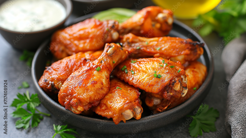 grilled chicken wings