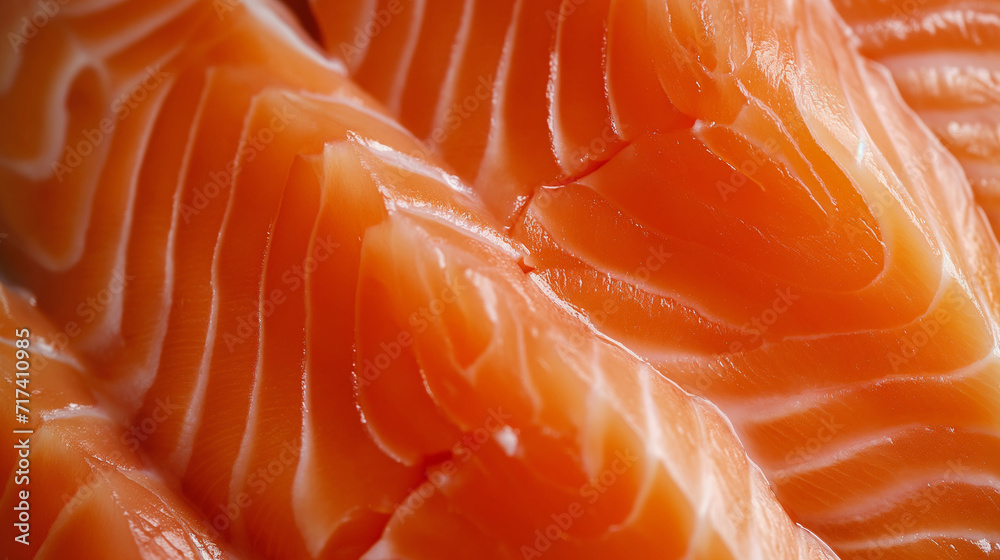 fresh salmon texture 