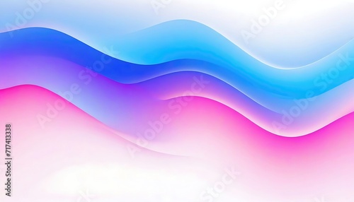 Vivivd blue pink purple wave Holographic Unicorn Gradient colors soft blurred background 