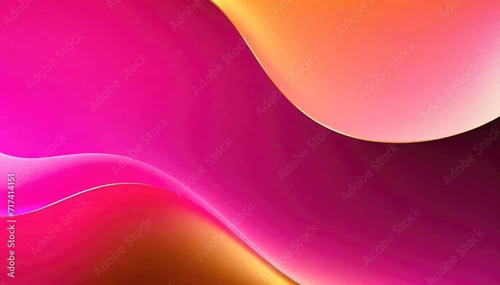 Dark Magenta gold Abstract wave blurry gradient color mesh background