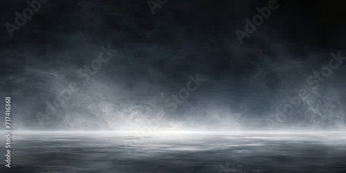 Smoke melds with scenes of blackened fog dark background merges into mesmerizing light. Nature horizon becomes dramatically abstract with weather patterns painting landscape both beautiful photo