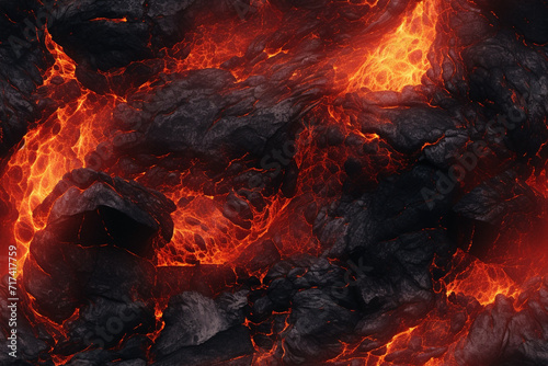hot lava molten vulcano background wall texture pattern seamless wallpaper