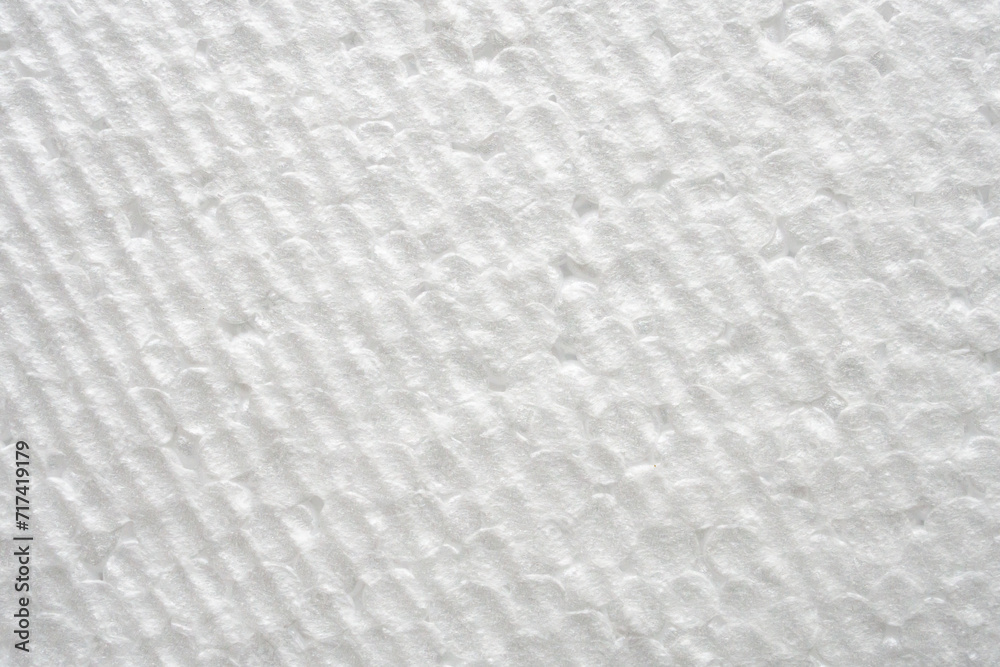 Naklejka premium White polystyrene foam texture background