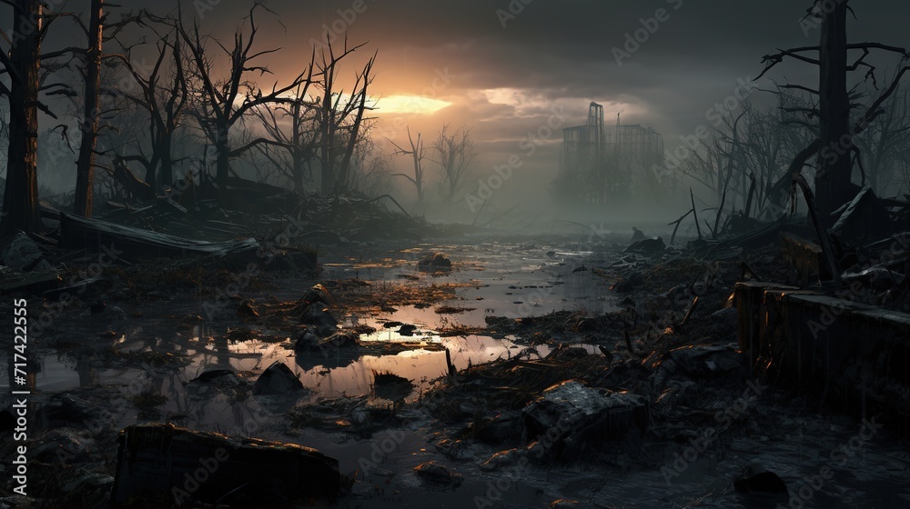 Splendid Apocalypse The Art of Ruined Landscapes Generative AI