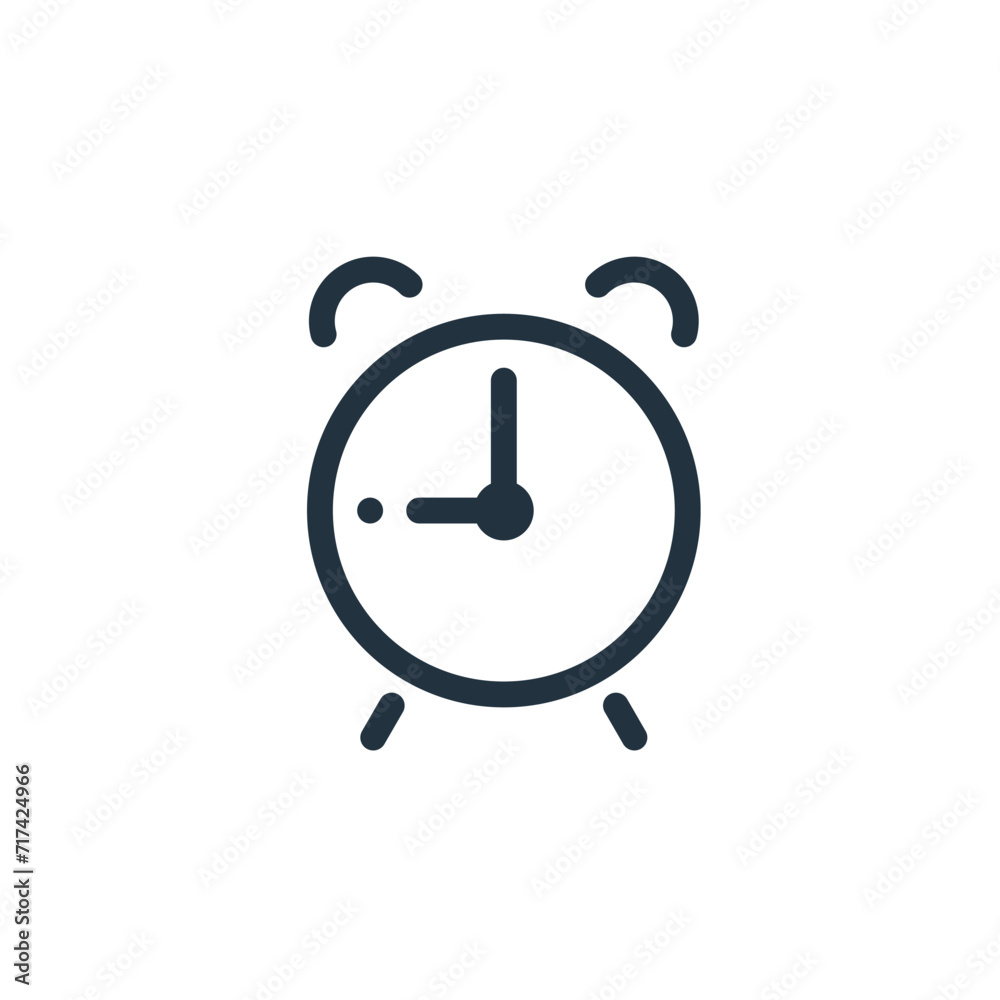 Alarm clock icon isolated on white background. alarm clock symbol for web and mobile applications. Alarm clock icon isolated on white background. alarm clock symbol for web and mobile applications.