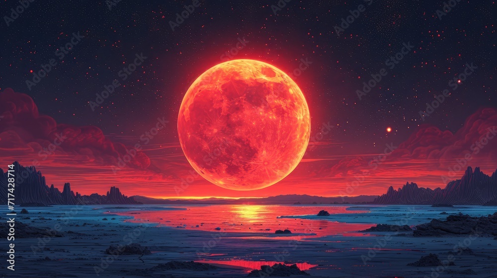 Blood Moon, Background Banner HD