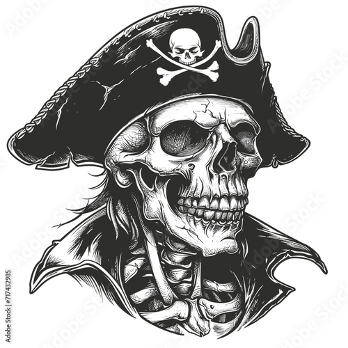 pirate skull and crossbones