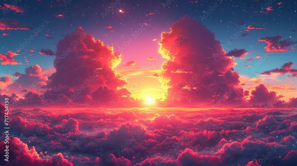 Changing Sky Summer, Background Banner HD