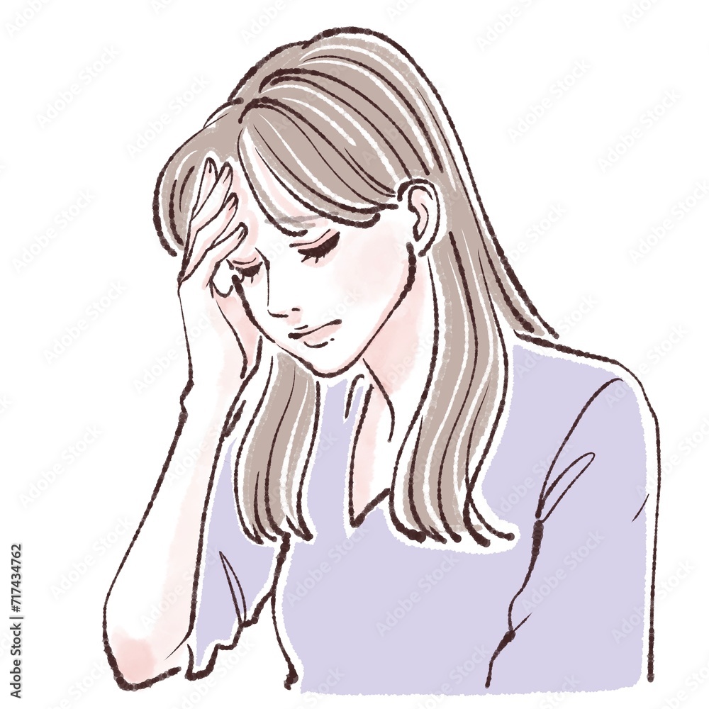 悩む/考える/落ち込む/不安/どうしよう/うーん/悲しい/頭痛/偏頭痛/頭がいたい/生理痛/体調不良/風邪/PMS/めまい/鬱/うつ病/無気力/怒り/考え事/不満/モヤモヤ/ため息/呆れる/ネガティブ/立ちくらみ/更年期障害/精神病/熱/発熱/疑問/切ない/迷走/解説/説明/注目/教える/先生/解説者/アドバイス/黒板/授業/講義/こちら/案内する/注目/水彩/手描き/女性/女の子のイラスト素材 悩む/考える/落ち込む/不安/どうしよう/うーん/悲しい/頭痛/偏頭痛/頭がいたい/生理痛/体調不良/風邪/PMS/めまい/鬱/うつ病/無気力/怒り/考え事/不満/モヤモヤ/ため息/呆れる/ネガティブ/立ちくらみ/更年期障害/精神病/熱/発熱/疑問/切ない/迷走/解説/説明/注目/教える/先生/解説者/アドバイス/黒板/授業/講義/こちら/案内する/注目/水彩/手描き/女性/女の子のイラスト素材
