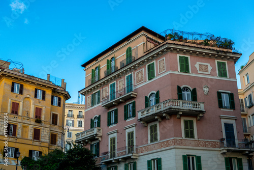 Immeubles dans le centre de Rome