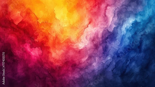 Colorful Abstract Watercolor Background, Background Banner HD photo