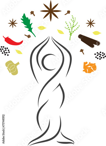 Restaurant Logo | Food Logo | Modern Cooking Logo | Food Vlogger Icon | Indian Masala Devi Logo