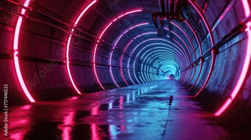 Twisting and turning through the glowing tunnel its as if youre being swallowed by a neon s.
