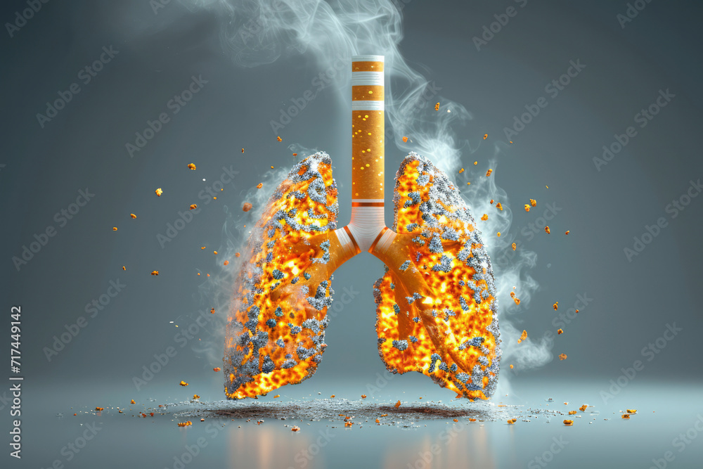 Smoking Cigarette smoking is a leading cause of lungrelated health
