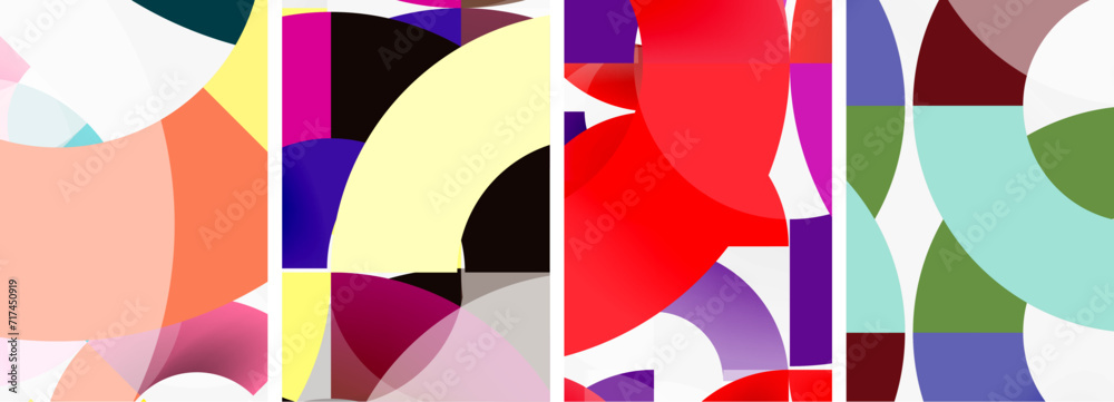 Set of circle lines poster backgrounds. Vector illustration For Wallpaper, Banner, Background, Card, Book Illustration, landing page Set of circle lines poster backgrounds. Vector illustration For Wallpaper, Banner, Background, Card, Book Illustration, landing page