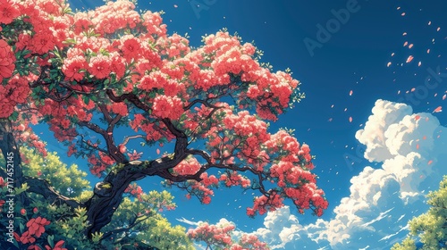 Leaves Cannonball Tree On Bright Sky, Background Banner HD
