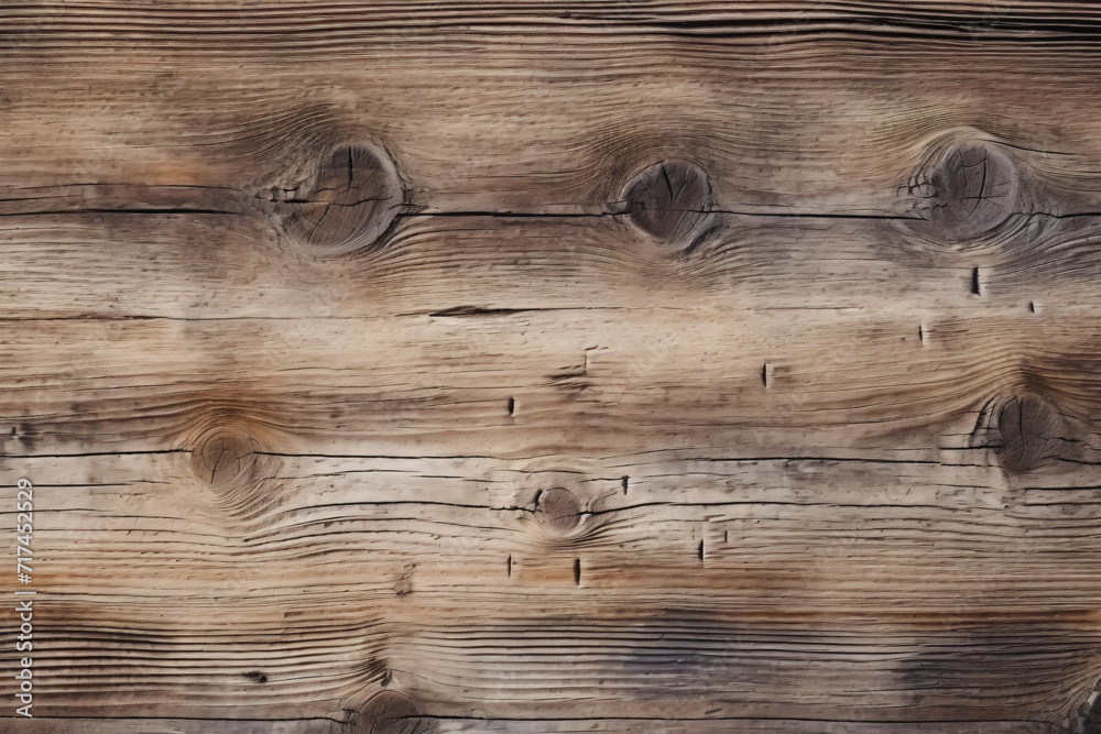 Obraz premium Wooden surface with footprints