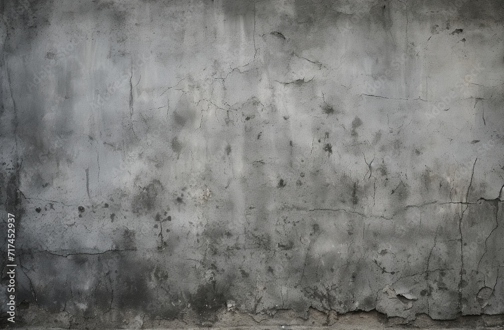 Old grunge grey concrete wall texture. Abstract background for design.