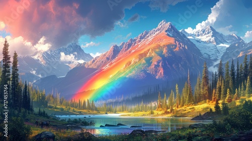 Montana Rainbow, Background Banner HD