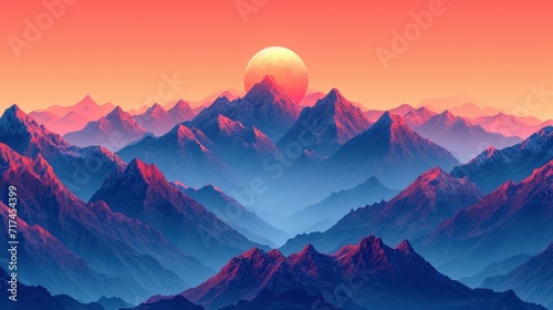 Mountains Travel Roa, Background Banner HD photo