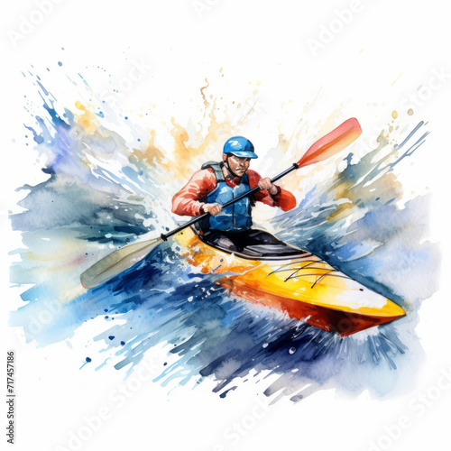 kayaking in the sea © viet